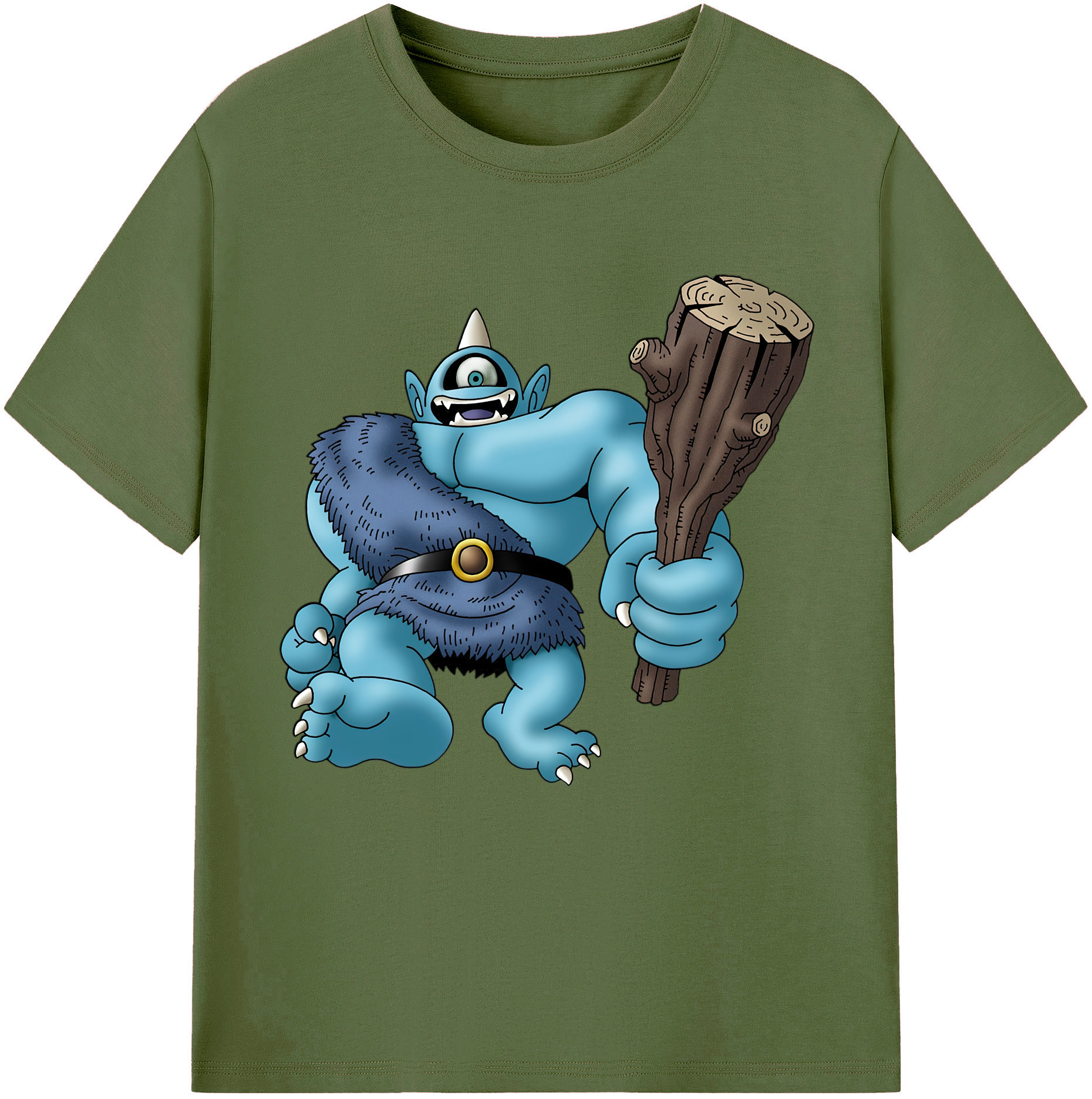 （画像用） ドラゴンクエスト Doragon Kuesuto Dragon Quest 綿100％半袖Tシャツ（フロントプリント）